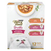 Fancy Feast face avant de l'emballage montrant le design et la variété pratique