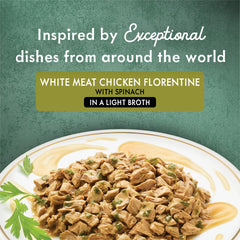Fancy Feast gros plan blanc de poulet, source protéique identifiable