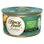 Fancy Feast medleys pack 24 boîtes avant présentation appétissante