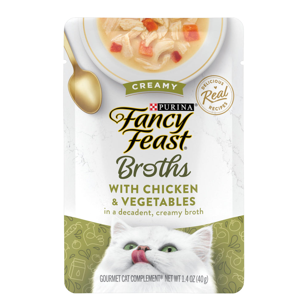 Fancy Feast pochette face montrant emballage pratique et apétence