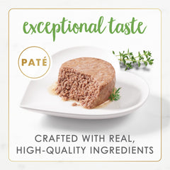 Fancy Feast gros plan sur la pâté montrant texture et facilité de consommation