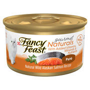 Fancy Feast boîte face : saumon principal, goût gourmet attractif pour chat