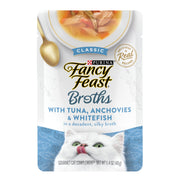 Fancy Feast sachet devant montrant le packaging et facilité d’usage