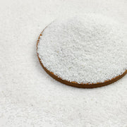 FANTIAN sac de sable blanc en gros plan montrant l'emballage et l'ouverture