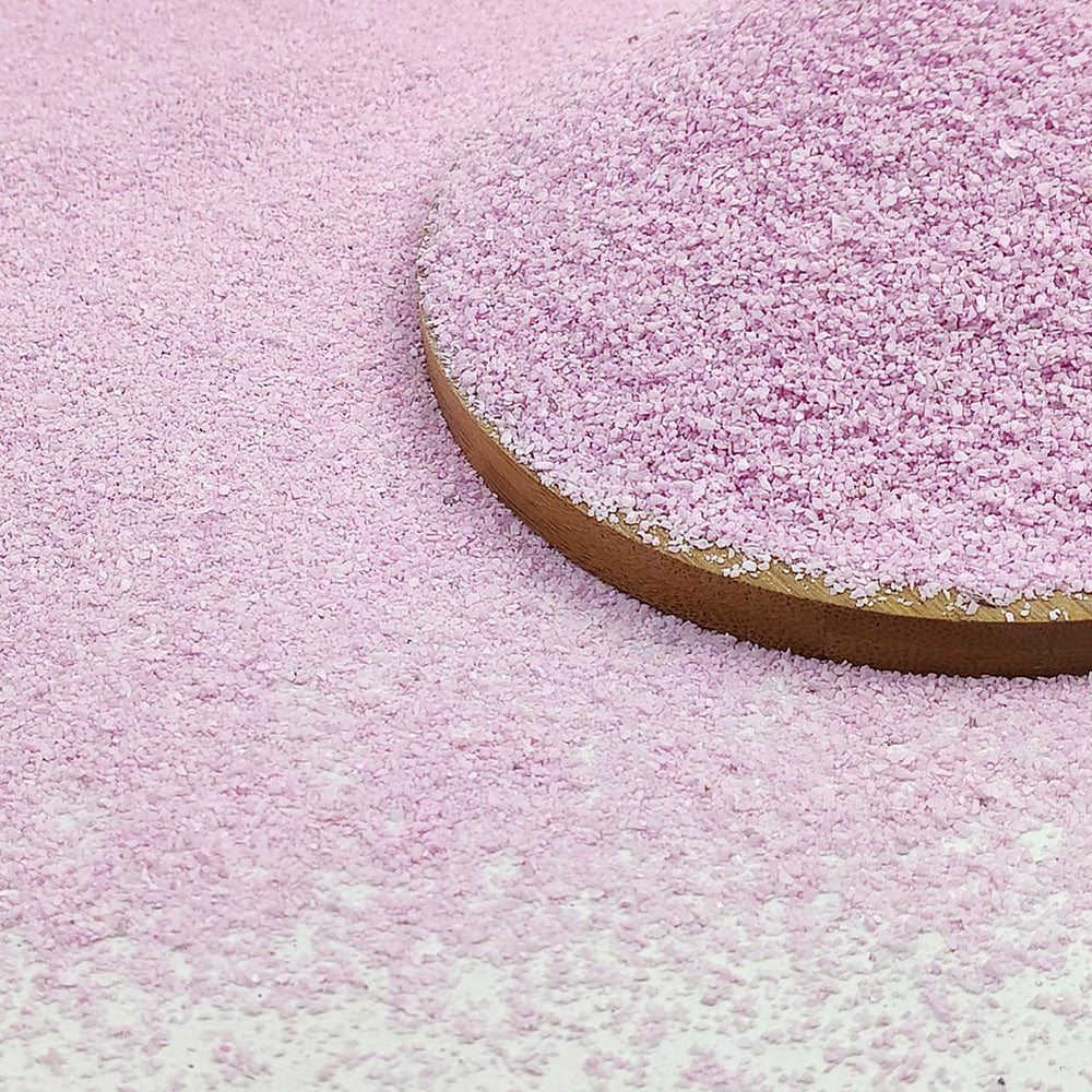 FANTIAN emballage avant du sac de sable rose présentant 5 lbs et étiquette claire
