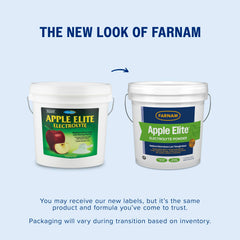 Farnam poudre Apple Elite gros plan texturée illustrant administration facile et appétence