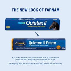 Farnam application buccale montrant tranquillité immédiate du cheval
