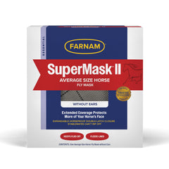 Farnam profil du masque sur tête de cheval montrant maintien sécurisé