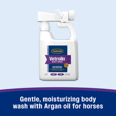 Farnam Vetrolin mousse riche illustrant nettoyage profond et adhérence