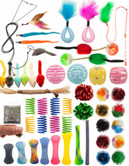 Fashion's Talk packaging avant montrant 50 jouets pour divertir plusieurs chats