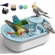 FayZest bain oiseaux vu de face montrant la surface de baignade et confort