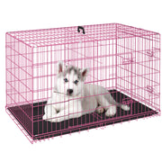 FDW cage 24" face avant montrant double porte et sécurité