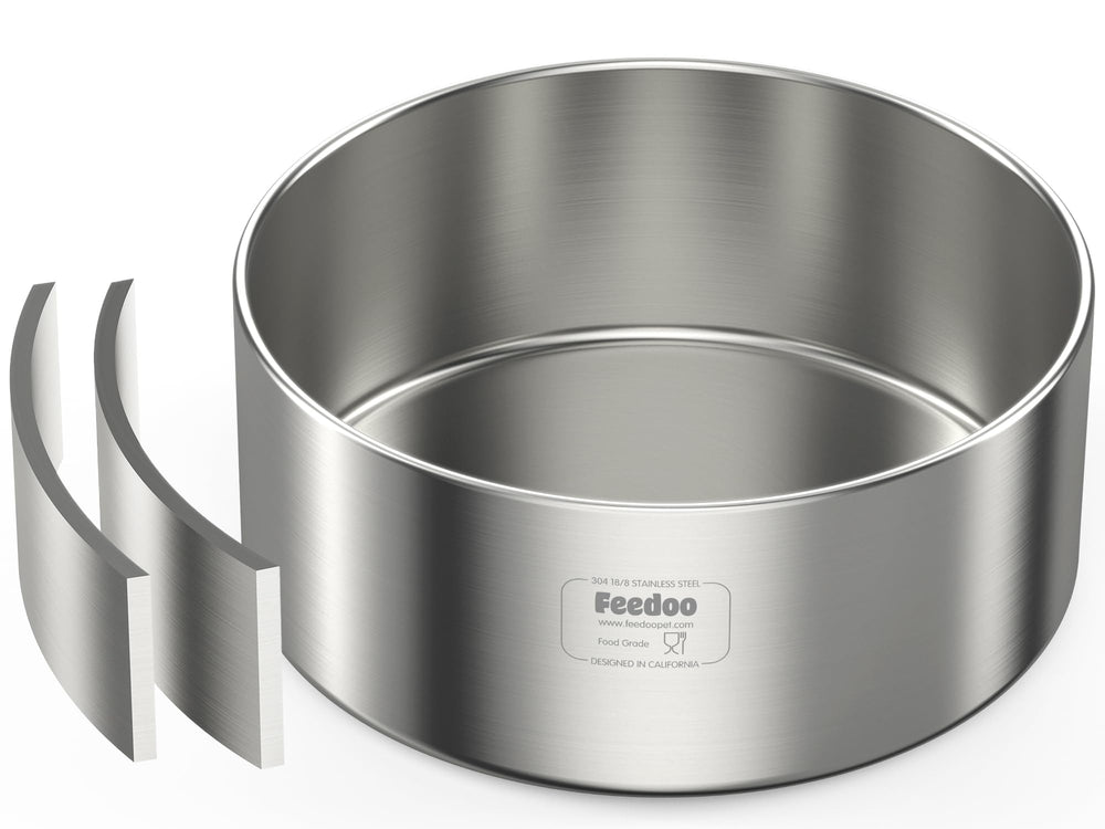 Feedoo gamelle inox face avant montrant design élégant et robustesse
