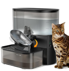 FEELNEEDY fontaine face noire montrant design compact et gain de place
