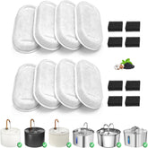Fehugjue filtre pack 8 face avant, apparence claire et pratique