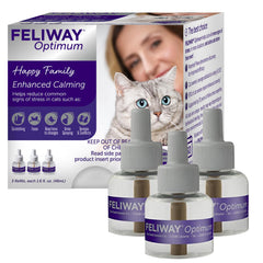FELIWAY emballage avant montrant pack de 3 pour apaiser les chats