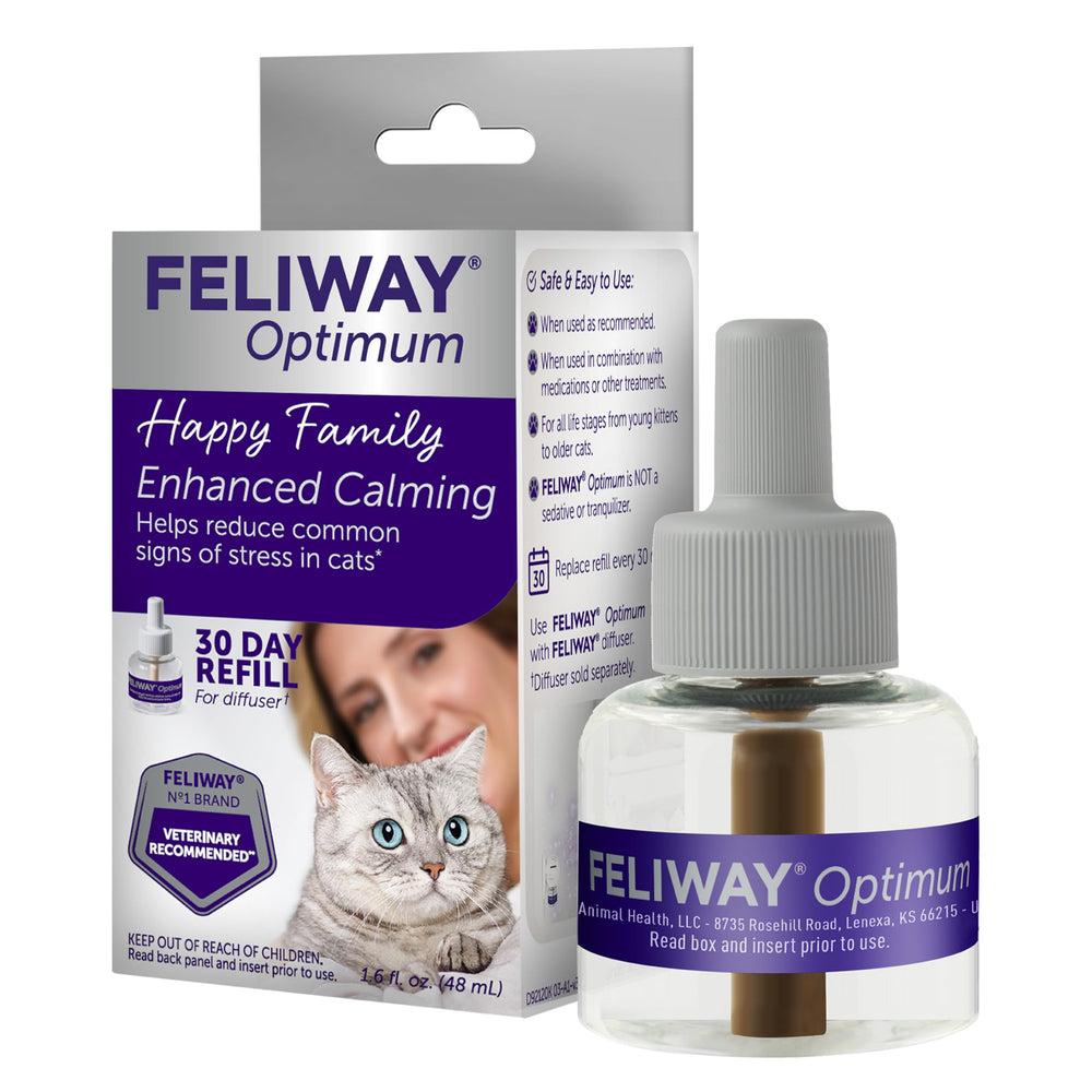 FELIWAY packaging avant montrant le produit pour apaiser le chat