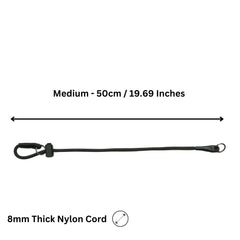 Fenrir collier détail des anneaux en acier 3mm pour une fixation sûre