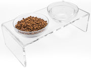Feoyoho support acrylique face moderne et stable pour repas propres