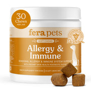 Fera Pets emballage frontal montrant flacon et étiquette, inspire confiance