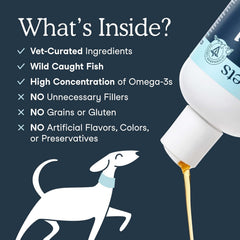 Fera Pets goutte d’huile sur cuillère montrant texture concentrée bénéfique