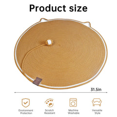 FHKPET gros plan tresse en corde de coton montrant durabilité