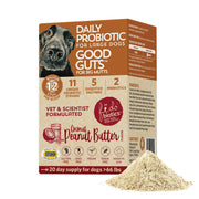 Fidobiotics emballage avant Good Guts montrant un soutien digestif pour grands chiens