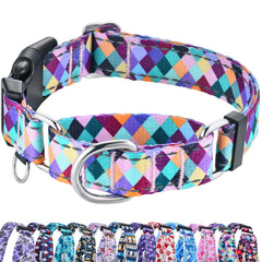 Fidohug collier vue avant montrant le motif géométrique et confort