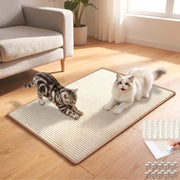 Finvizo tapis sisal face avant montrant la grande surface protectrice