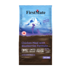 FirstMate sac avant montrant l'emballage et les bénéfices nutritionnels