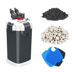 fishkeeper vue avant du canister montrant robustesse et installation facile