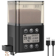 fishkeeper vue avant du distributeur montrant le réservoir 320ml et design compact