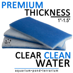 Five Star Aquatics gros plan des fibres double densité pour meilleure capture