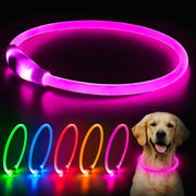 Flashseen collier led face avant montrant visibilité accrue