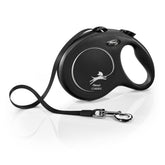 FLEXI laisse face avant montrant boîtier noir et ergonomie, sécurité renforcée