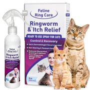 FlexTran Feline Ring Care vue avant du flacon pour identification rapide