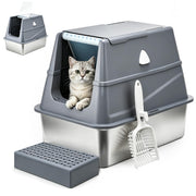 Flowecat vue avant du bac fermé montrant protection et intimité