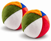 Fluff & Tuff face avant du jouet en peluche montrant l’emballage et l’étiquette