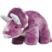Fluff & Tuff Charlie Triceratops vue avant montrant la forme et l’amusement