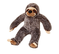 Fluff & Tuff Sonny Sloth vue avant montrant texture ultra-plush et confort