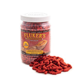 Fluker's emballage avant montrant le produit et l'attrait visuel pour reptiles