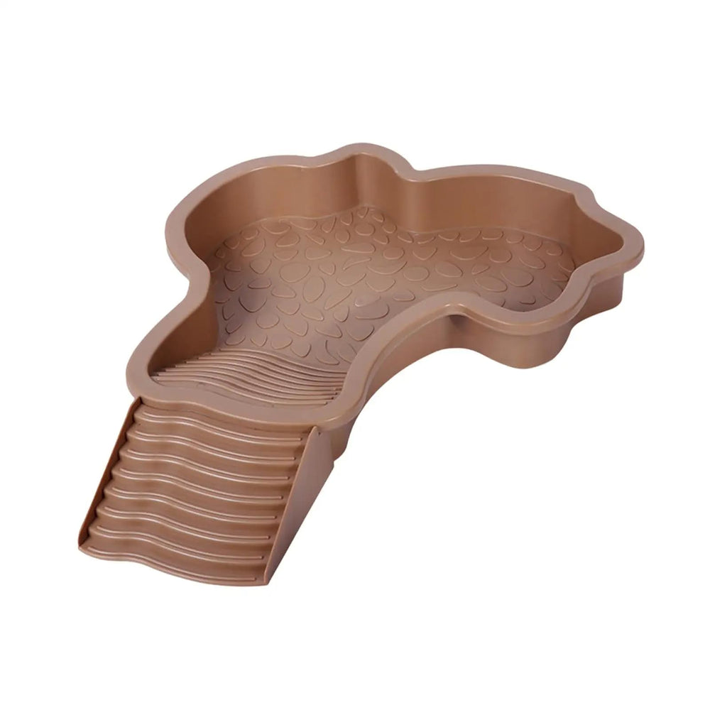 Flushbay bassin face montrant volume et design pratique pour reptiles