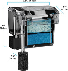 Fluval AquaClear 50 zoom sur BioMax offrant surface bactérienne utile