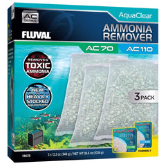 Fluval emballage avant montrant le pack de 3 et son format pratique