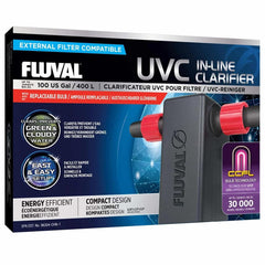 Fluval face avant du boîtier montrant design compact et robustesse