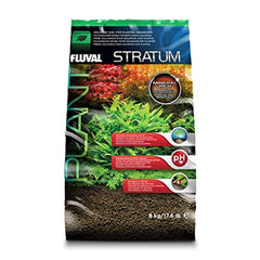 Fluval sac avant montrant substrat prêt à planter pour racines robustes