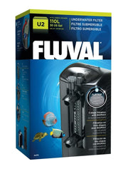 Fluval U2 vue frontale montrant le panneau de contrôle et facilité d'utilisation