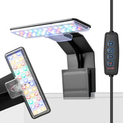 FluviRay lampe clip face montrant design compact et éclairage uniforme