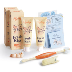 FlyDog emballage du kit Fresh Kiss montrant l'ensemble complet et tranquillité d'esprit