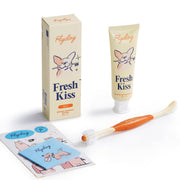 Flydog packaging avant montrant kit complet pour un soin dentaire facile